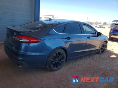 Trzecie zdjęcie samochodu z tyłu: 2019 FORD FUSION SE VIN:3FA6P0HD2KR177591 - miniatura