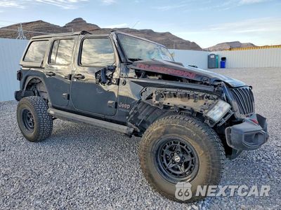 Czwarte zdjęcie samochodu z boku: 2021 JEEP WRANGLER UNLIMITED RUBICON VIN:1C4HJXFN9MW763827 - miniatura