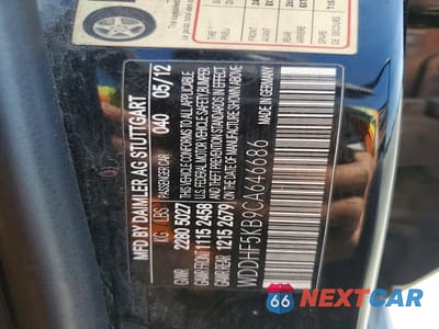 Zdjęcie 12 z 12 samochodu: 2012 MERCEDES-BENZ E 350 VIN:WDDHF5KB9CA646686 - miniatura