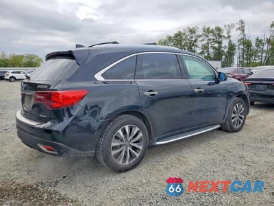 Trzecie zdjęcie samochodu z tyłu: 2014 ACURA MDX TECHNOLOGY VIN:5FRYD4H65EB030321 - miniatura