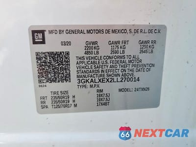 Zdjęcie 13 z 13 samochodu: 2020 GMC TERRAIN DENALI VIN:3GKALXEX2LL270014 - miniatura