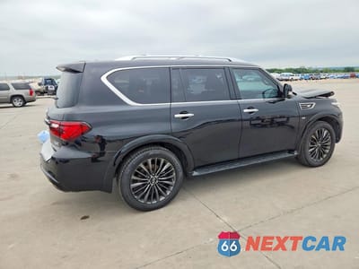 Trzecie zdjęcie samochodu z tyłu: 2020 INFINITI QX80 LUXE VIN:JN8AZ2NF2L9700478 - miniatura