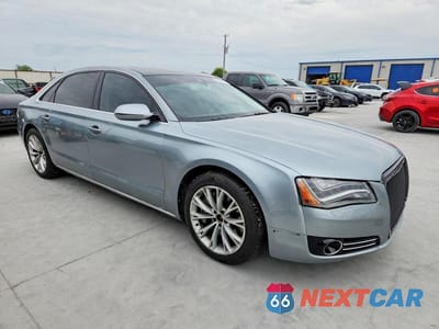 Czwarte zdjęcie samochodu z boku: 2012 AUDI A8 L QUATTRO VIN:WAURVAFD2CN009652 - miniatura