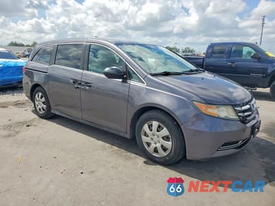 Czwarte zdjęcie samochodu z boku: 2015 HONDA ODYSSEY LX VIN:5FNRL5H20FB116889 - miniatura