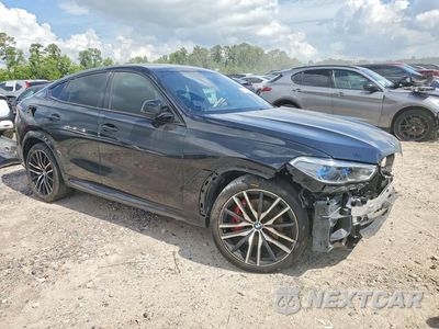 Czwarte zdjęcie samochodu z boku: 2022 BMW X6 XDRIVE40I VIN:5UXCY6C05N9J73633 - miniatura