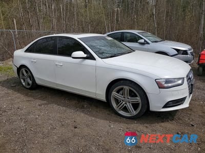 Czwarte zdjęcie samochodu z boku: 2013 AUDI A4 PREMIUM VIN:WAUBFCFL8DN020058 - miniatura