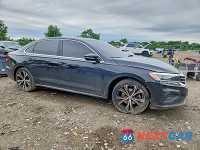 Czwarte zdjęcie samochodu z boku: 2021 VOLKSWAGEN PASSAT SE VIN:1VWSA7A39MC012480 - miniatura