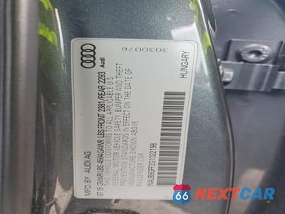 Zdjęcie 12 z 12 samochodu: 2016 AUDI A3 PREMIUM VIN:WAUB8GFF2G1022198 - miniatura