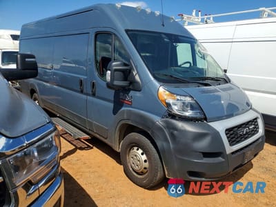 Czwarte zdjęcie samochodu z boku: 2021 RAM PROMASTER 3500 DELIVERY VAN VIN:3C6MRVJG4ME549334 - miniatura