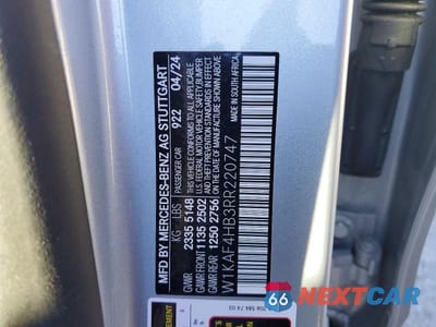 Zdjęcie 12 z 12 samochodu: 2024 MERCEDES-BENZ C 300 4MATIC VIN:W1KAF4HB3RR220747 - miniatura