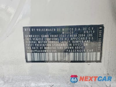 Zdjęcie 13 z 13 samochodu: 2019 VOLKSWAGEN GTI S VIN:3VW6T7AU6KM022285 - miniatura