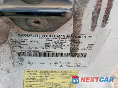 Zdjęcie 13 z 13 samochodu: 2008 FORD F350 SRW SUPER DUTY VIN:1FDWF30578EC89474 - miniatura