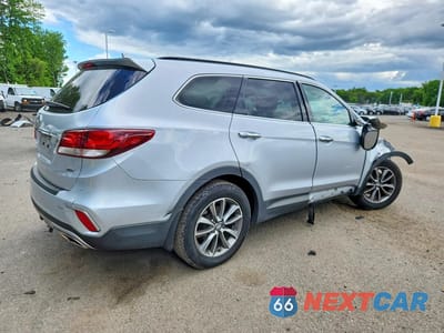 Trzecie zdjęcie samochodu z tyłu: 2018 HYUNDAI SANTA FE SE VIN:KM8SNDHFXJU275794 - miniatura