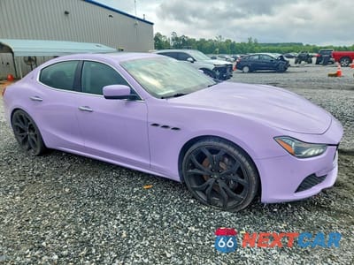 Czwarte zdjęcie samochodu z boku: 2014 MASERATI GHIBLI S VIN:ZAM57RTA3E1087772 - miniatura