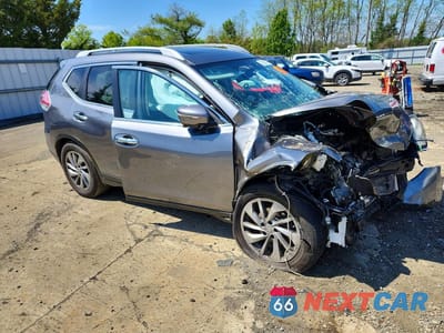 Czwarte zdjęcie samochodu z boku: 2015 NISSAN ROGUE SL VIN:5N1AT2MV4FC766796 - miniatura