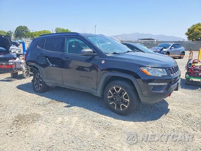 Czwarte zdjęcie samochodu z boku: 2021 JEEP COMPASS TRAILHAWK VIN:3C4NJDDB4MT573983 - miniatura