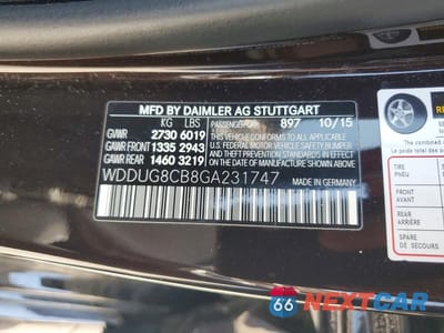 Zdjęcie 12 z 12 samochodu: 2016 MERCEDES-BENZ S 550 VIN:WDDUG8CB8GA231747 - miniatura