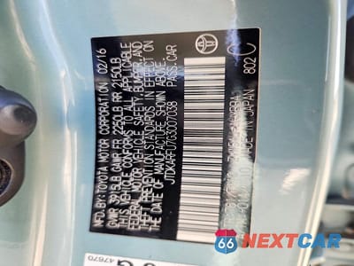 Zdjęcie 12 z 12 samochodu: 2016 TOYOTA PRIUS TWO ECO VIN:JTDKARFU7G3007038 - miniatura