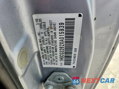 Zdjęcie 12 z 12 samochodu: 1999 HONDA ACCORD LX VIN:1HGCG3262XA015939 - miniatura