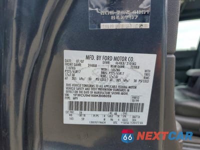 Zdjęcie 12 z 12 samochodu: 2008 FORD ESCAPE LIMITED VIN:1FMCU94168KB08059 - miniatura