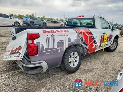 Trzecie zdjęcie samochodu z tyłu: 2022 CHEVROLET SILVERADO LTD C1500 VIN:3GCNWAEDXNG145605 - miniatura