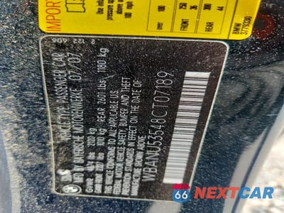 Zdjęcie 12 z 12 samochodu: 2008 BMW 528 I VIN:WBANU53548CT07189 - miniatura