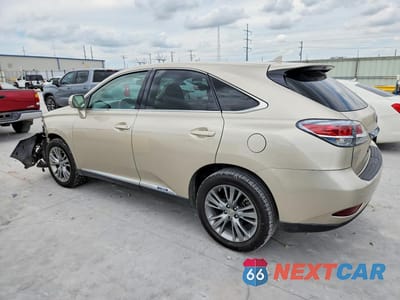 Drugie zdjęcie samochodu z przodu: 2013 LEXUS RX 450H VIN:JTJZB1BA3D2409162 - miniatura