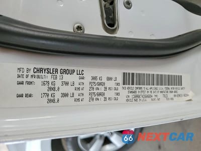 Zdjęcie 12 z 12 samochodu: 2013 RAM 1500 ST VIN:1C6RR6KT4DS606894 - miniatura