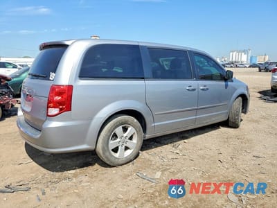 Trzecie zdjęcie samochodu z tyłu: 2013 DODGE GRAND CARAVAN SE VIN:2C4RDGBGXDR714485 - miniatura