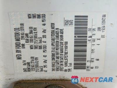 Zdjęcie 14 z 14 samochodu: 2014 FORD TRANSIT CONNECT XL VIN:NM0LS7E78E1169168 - miniatura