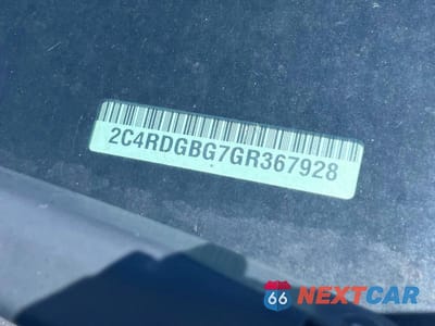 Zdjęcie 10 z 10 samochodu: 2016 DODGE GRAND CARAVAN SE VIN:2C4RDGBG7GR367928 - miniatura