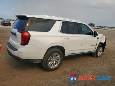 Trzecie zdjęcie samochodu z tyłu: 2022 GMC YUKON SLT VIN:1GKS1BKT7NR112715 - miniatura