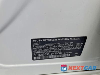 Zdjęcie 14 z 14 samochodu: 2015 BMW X5 SDRIVE35I VIN:5UXKR2C51F0H40667 - miniatura
