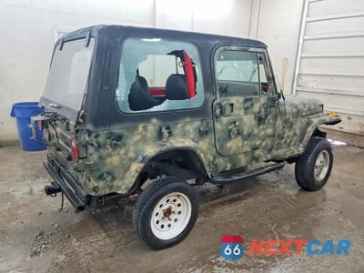 Trzecie zdjęcie samochodu z tyłu: 1995 JEEP WRANGLER / YJ S VIN:1J4FY19P7SP211287 - miniatura