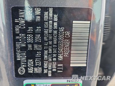 Zdjęcie 12 z 12 samochodu: 2025 HYUNDAI ELANTRA SEL VIN:KMHLS4DG6SU880246 - miniatura