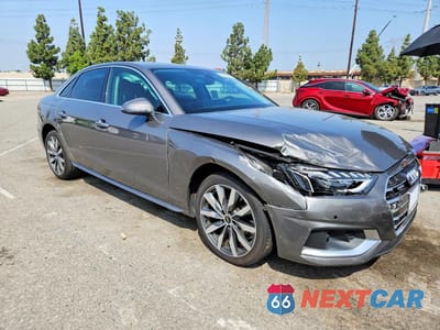 Czwarte zdjęcie samochodu z boku: 2022 AUDI A4 PREMIUM PLUS 40 VIN:WAUBBAF41NA041643 - miniatura