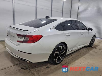 Trzecie zdjęcie samochodu z tyłu: 2022 HONDA ACCORD SPORT VIN:1HGCV1F39NA120730 - miniatura