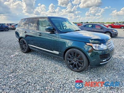 Czwarte zdjęcie samochodu z boku: 2014 LAND ROVER RANGE ROVER SUPERCHARGED VIN:SALGS2EF4EA140208 - miniatura
