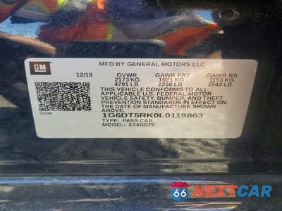 Zdjęcie 12 z 12 samochodu: 2020 CADILLAC CT5 PREMIUM LUXURY VIN:1G6DT5RK0L0119863 - miniatura