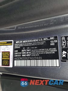 Zdjęcie 13 z 13 samochodu: 2023 MERCEDES-BENZ EQS SUV 450 4MATIC VIN:4JGDM2EB2PA029446 - miniatura