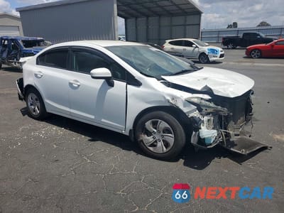 Czwarte zdjęcie samochodu z boku: 2014 HONDA CIVIC LX VIN:19XFB2F50EE260920 - miniatura