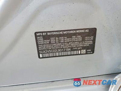 Zdjęcie 12 z 12 samochodu: 2020 BMW X4 XDRIVEM40I VIN:5UX2V5C02L9D17184 - miniatura