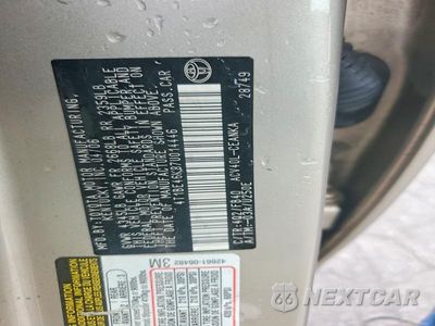 Zdjęcie 12 z 12 samochodu: 2007 TOYOTA CAMRY LE VIN:4T1BE46K87U014446 - miniatura