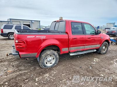Trzecie zdjęcie samochodu z tyłu: 2001 FORD F150 SUPERCREW VIN:1FTRW08611KC59018 - miniatura