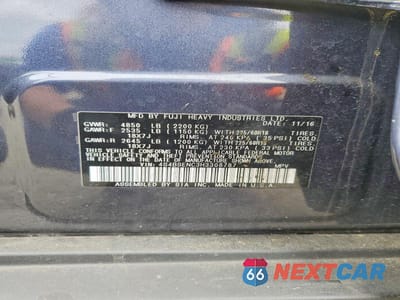 Zdjęcie 13 z 13 samochodu: 2017 SUBARU OUTBACK 3.6R LIMITED VIN:4S4BSENC3H3308787 - miniatura