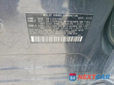 Zdjęcie 13 z 13 samochodu: 2023 SUBARU ASCENT PREMIUM VIN:4S4WMACD1P3450764 - miniatura