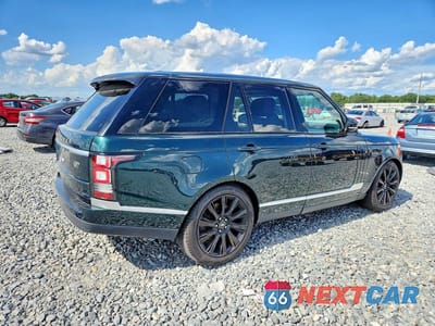Trzecie zdjęcie samochodu z tyłu: 2014 LAND ROVER RANGE ROVER SUPERCHARGED VIN:SALGS2EF4EA140208 - miniatura