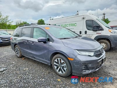 Czwarte zdjęcie samochodu z boku: 2025 HONDA ODYSSEY EXL VIN:5FNRL6H64SB032707 - miniatura