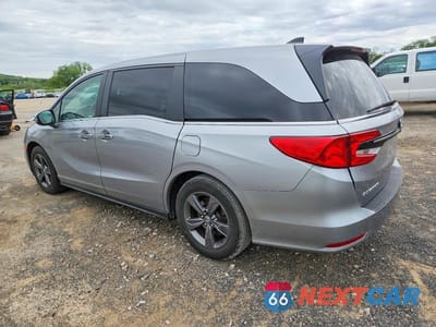 Drugie zdjęcie samochodu z przodu: 2021 HONDA ODYSSEY EX VIN:5FNRL6H55MB020463 - miniatura