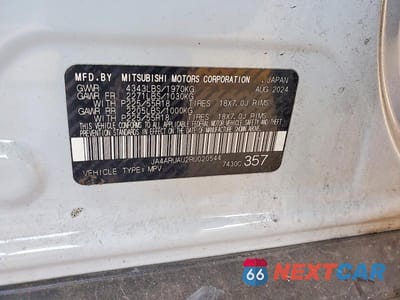 Zdjęcie 13 z 13 samochodu: 2024 MITSUBISHI OUTLANDER SPORT S VIN:JA4ARUAU2RU020544 - miniatura